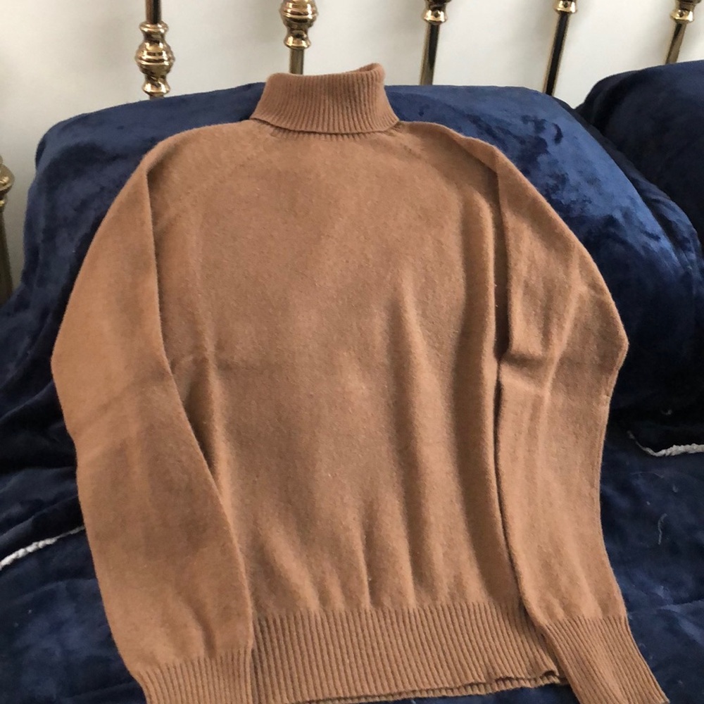 Ann Taylor cashmere sweater Carmel color